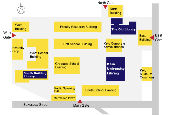 Mita Campus Map