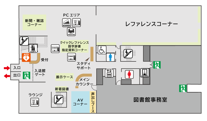 1階フロアマップ