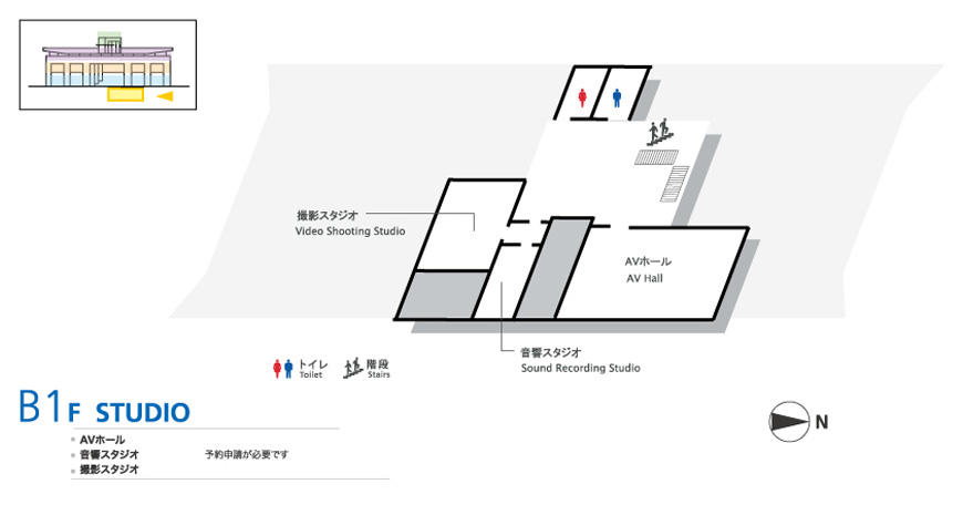 B1Fフロアマップ